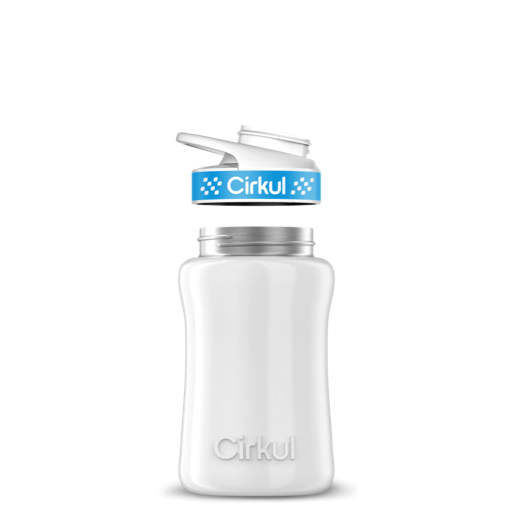 12oz. Stainless Steel Bottle & Comfort Grip Lid